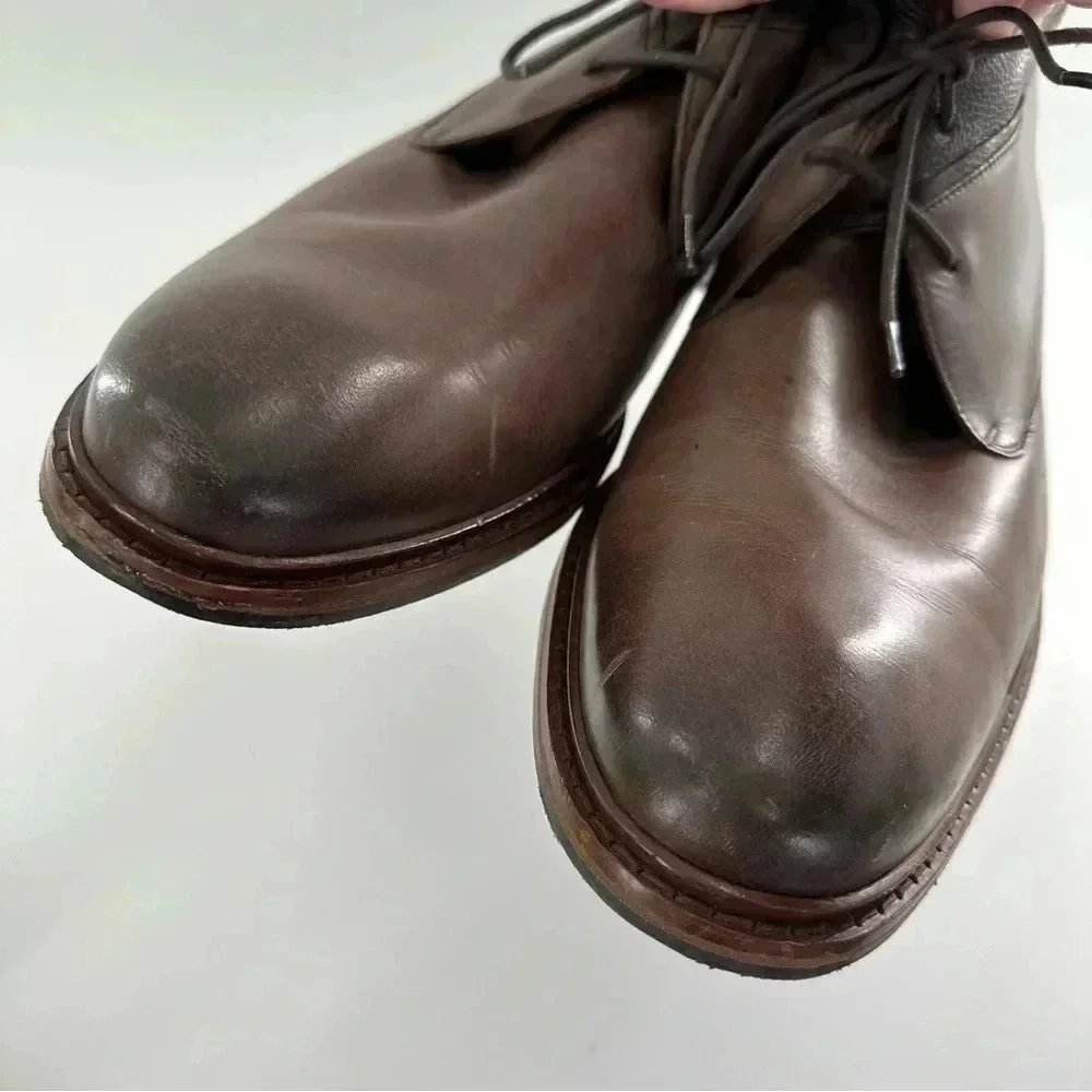 Cole haan mens chukka boots size 13 brown leather